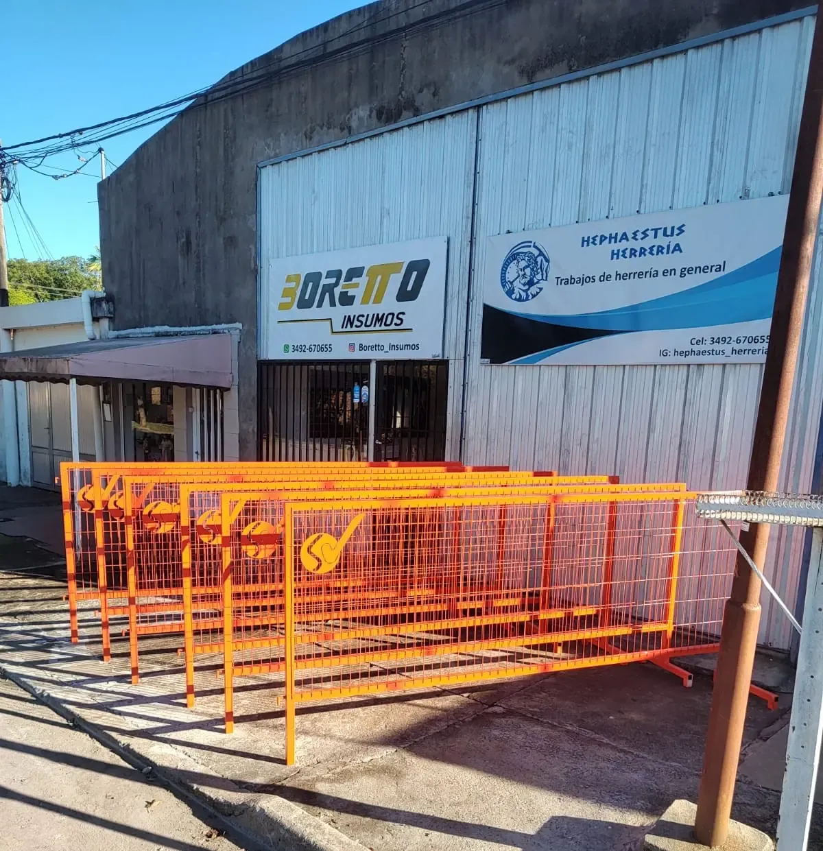 Proyecto: Vallado de Hierro - Vallado de hierro para eventos